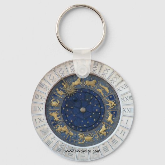 Porte-clés Horloge Astrologique, Piazza San Marco, Venise (Recto)