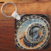 Porte-clés Horloge Astronomique à Prague (Recto)
