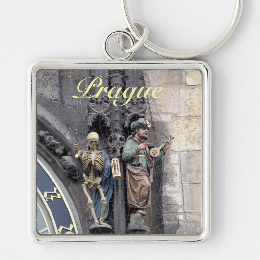 Porte-clés Horloge astronomique ou Prague Orloj (Devant)