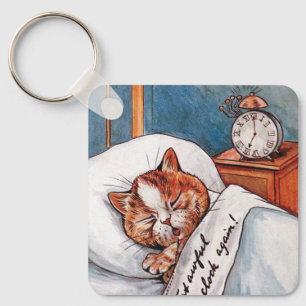 Porte-clés Horloge D'Alarme Bruyante, Louis Wain