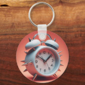 Porte-clés Horloge d'alarme marquée (Verso)