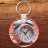 Porte-clés Horloge d'alarme marquée (Recto)
