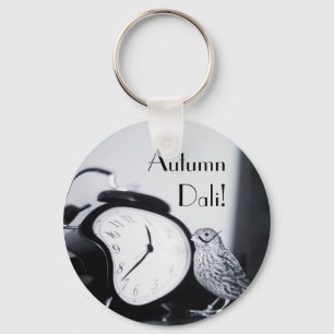Porte-clés Horloge de fusion Dali d'automne
