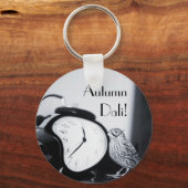 Porte-clés Horloge de fusion Dali d'automne (Recto)