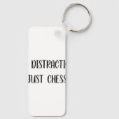 Porte-clés Horloge murale à thème des échecs (Verso)