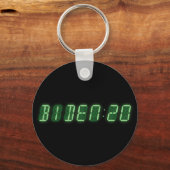 Porte-clés Horloge numérique Joe Biden 2020 (Recto)