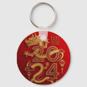 Porte-clés Horoscope chinois 2024 - Année du dragon (Recto)
