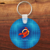 Porte-clés horoscope de scorpio (Recto)