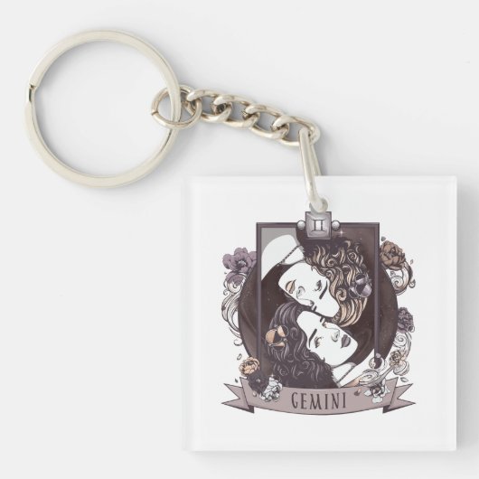 Porte-clés Horoscope - GÉMEAUX (Devant)