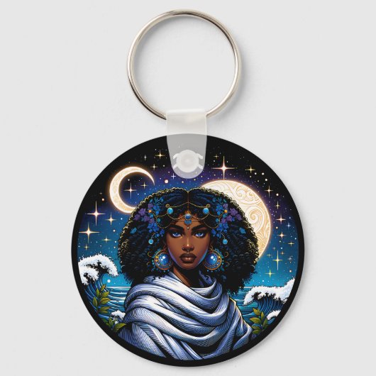 Porte-clés Horoscope Sign Aquarius Symbol (Recto)