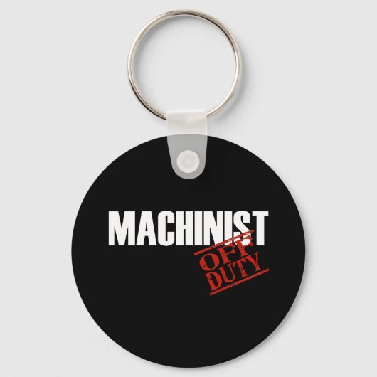 PORTE-CLÉS HORS SERVICE MACHINISTE DARK (Recto)