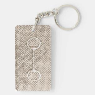 Porte-clés Horse Bit Equestrian Grange Rustique Photo Art Key