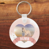 Porte-clés Horse fête d'anniversaire (Recto)