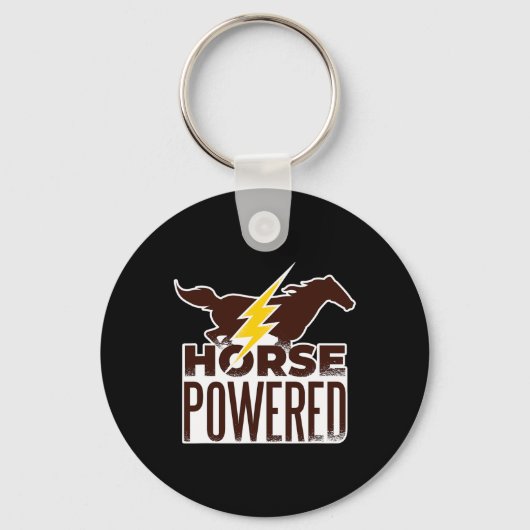 Porte-clés Horse Riders Horse Powered (Recto)