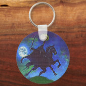 Porte-clés Horseman sans tête dans le feu bleu (Recto)