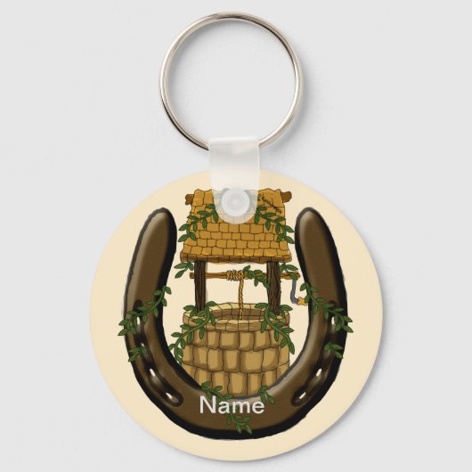 Porte-clés Horseshoe Wishing well (Recto)