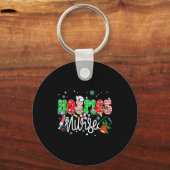 Porte-clés Hosce Nurse Funny Xmas Light Stethoscope Christmas (Recto)