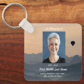 Porte-clés Hot Air Balloon  Memorial Keepsake  (Recto)