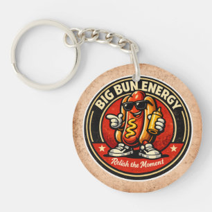 Porte-clés Hot Dog - Big Bun Energy - Amoureux de la nourritu