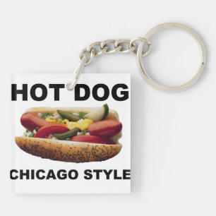 Porte-clés Hot-dog de style de Chicago