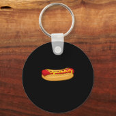 Porte-clés Hot dog funny hot dog lover performance (Recto)