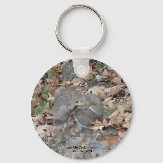 Porte-clés Hot Springs Mountain, AR Squirrel Cadeaux Camoufla (Recto)