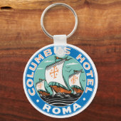 Porte-clés Hôtel Columbus, Roma (Recto)