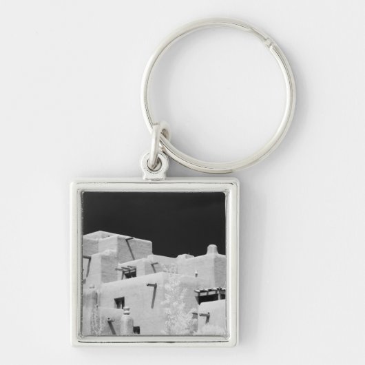 Porte-clés Hôtel de style pueblo adobe à Loretto, Santa Fe, N (Devant)