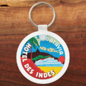 Porte-clés Hôtel Des Indes Luggae Étiquette (Recto)