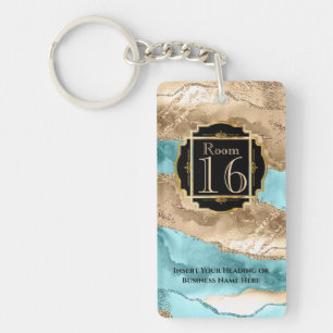 Porte-clés Hotel lodge Resort chambre clé agode géode marbr