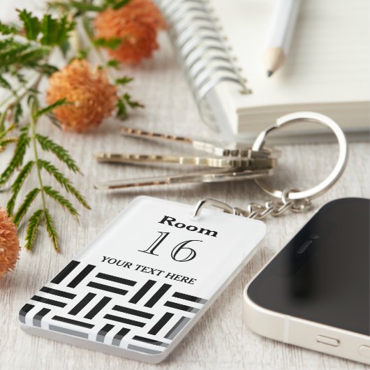 Porte-clés Hotel lodge Resort Custom Room Key (Devant droit)