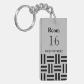 Porte-clés Hotel lodge Resort Custom Room Key (Devant gauche)