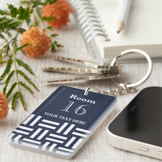 Porte-clés Hotel lodge Resort Custom Room Key (Devant droit)