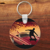 Porte-clés Hotrods et skateboarders (Recto)