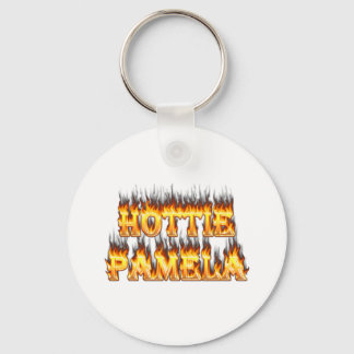 Porte-clés Hottie Pamela feu et flammes