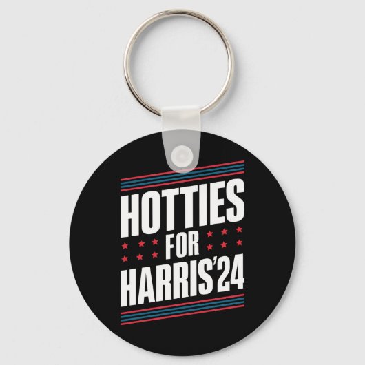 Porte-clés Hotties For Kamala Harris 2024 (Recto)