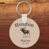 Porte-clés Houlton Maine Moose (Recto)