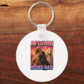 Porte-clés Hound afghan (Recto)