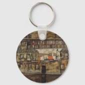 Porte-clés House Wall on River par Egon Schiele (Recto)