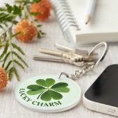 Porte-clés Housse à quatre feuilles (Devant droit)