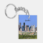 Porte-clés Houston, Texas pittoresque, photo de la ville (Devant gauche)