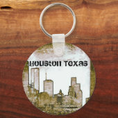 Porte-clés Houston Texas Skyline [Art] (Porte - clé) (Recto)