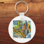 Porte-clés Houston TX (Recto)