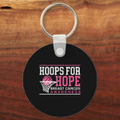 Porte-clés Hovers For Hope Basketball Player Cancer du sein A (Recto)