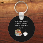 Porte-clés How Many Nights Should You Be Reading 6-7 (Recto)
