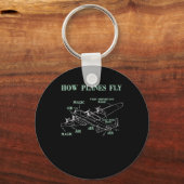 Porte-clés How Planes Fly Funny Aerospace Engineer Pilot Gift (Recto)