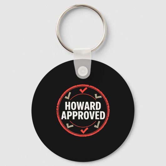Porte-clés Howard a approuvé (Recto)