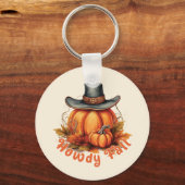 Porte-clés Howdy Fall - Vibes d'automne rustiques (Verso)