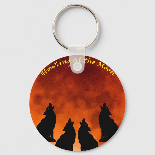 Porte-clés Howling at the Moon (Recto)