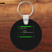 Porte-clés HTML Java Coding Coder Programmer Développeur Cade (Recto)